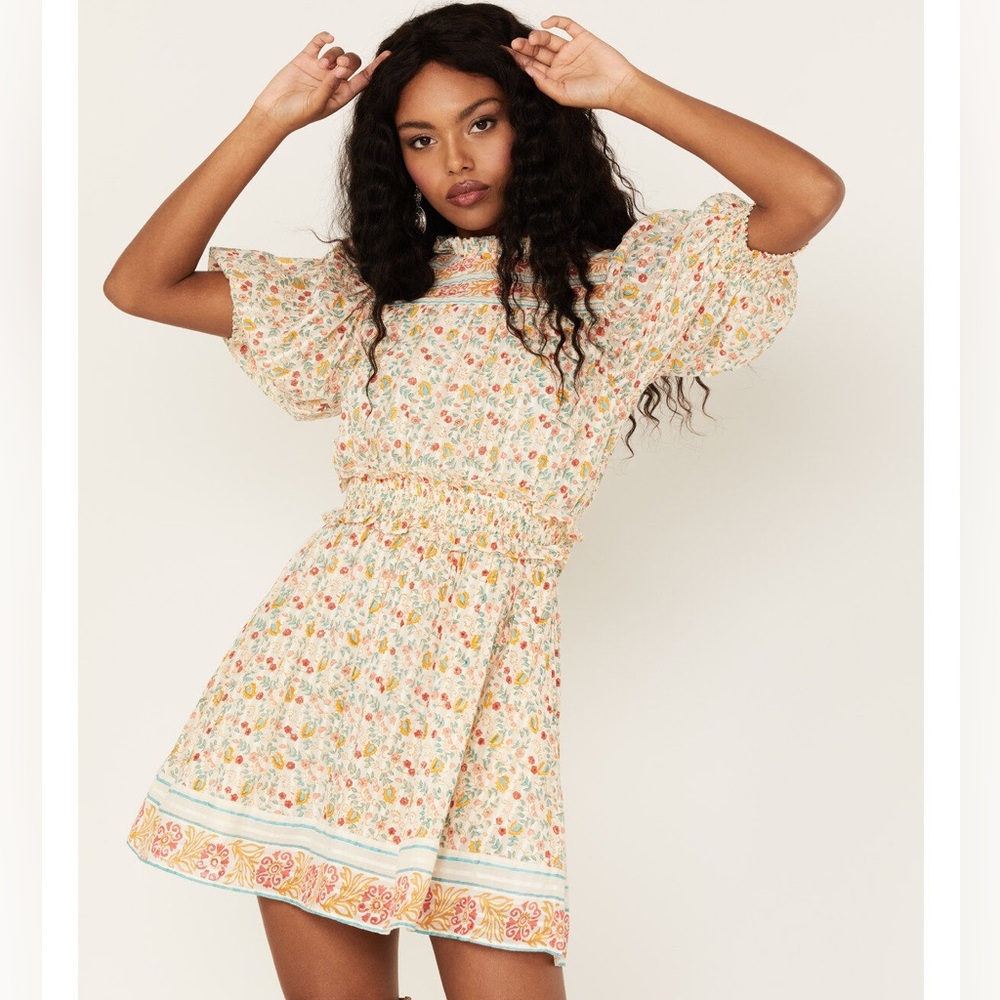 Cleobella Dallas Floral Mini Dress - Picture 1 of 8